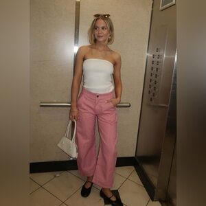 New Sonderhaus Daphne striped barrel jean trousers